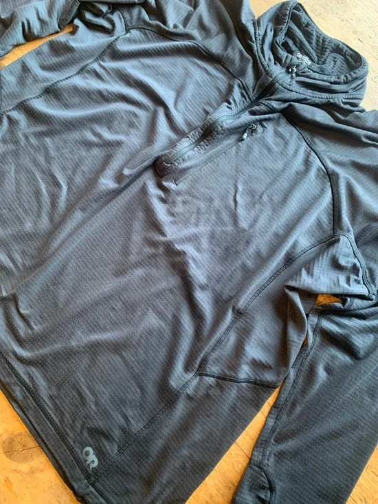 Outdoor Research Womens Black Quarter-Zip Performance Jacket - Picture 4 of 16